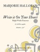 Write it on Your Heart SATB choral sheet music cover